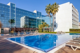 Hotel con piscina en Barcelona